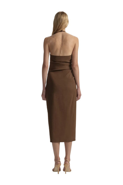 Sylvie Dress in Milk Chocolate