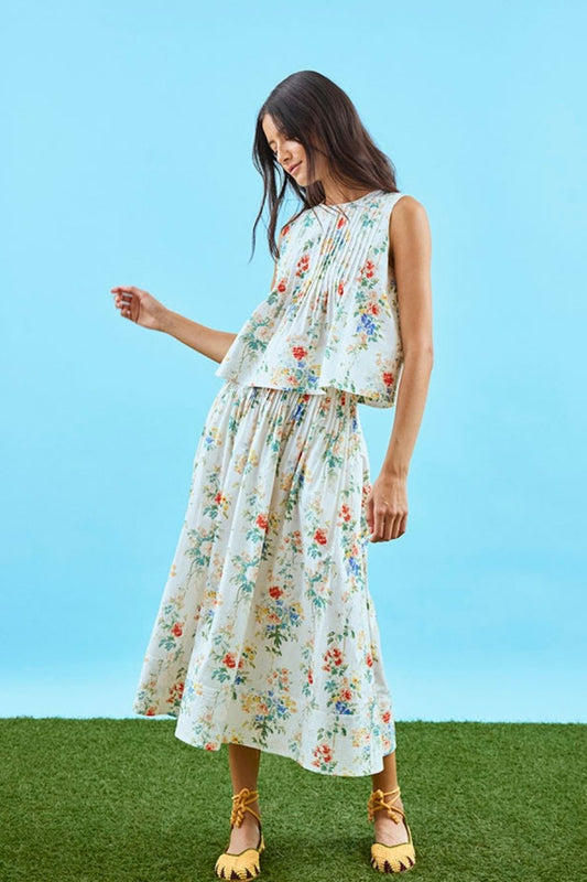 Fallon Skirt in Falling Blossom