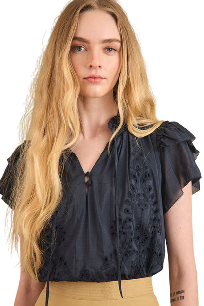 Millie Top in Midnight