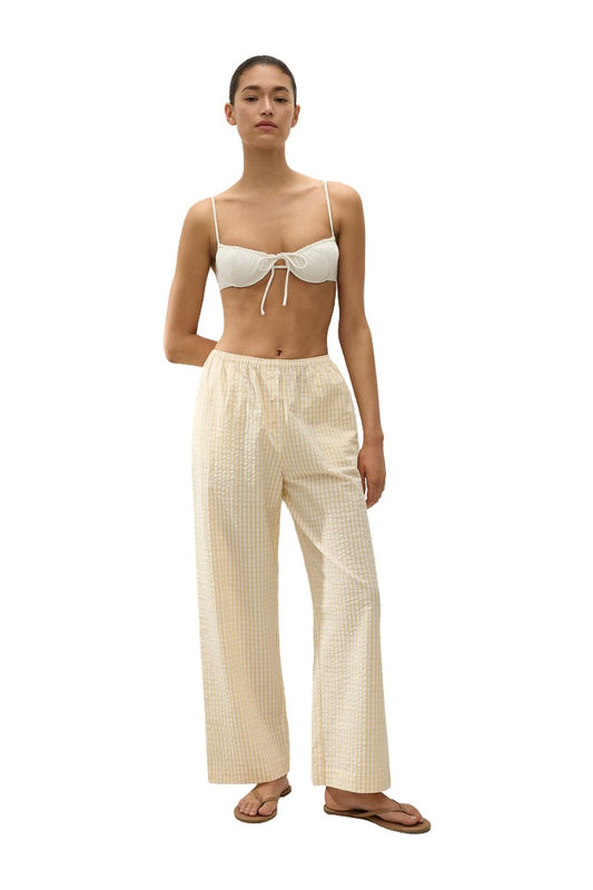 Paloma Pant in Butter Textured Gingham