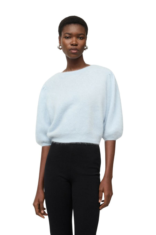 Brushed Top in Ice Blue