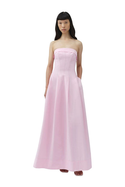Avril Cotton Bustier Dress in Daisy