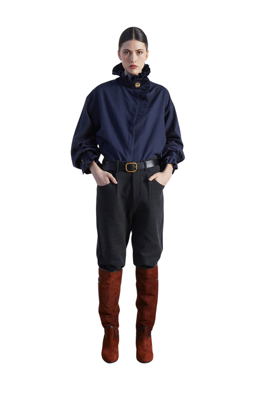 Ezra Shirt in Hudson Blue