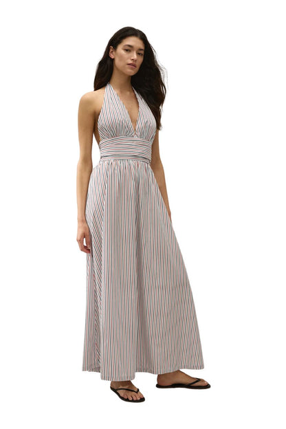Lido Maxi Dress in Venezia Stripe