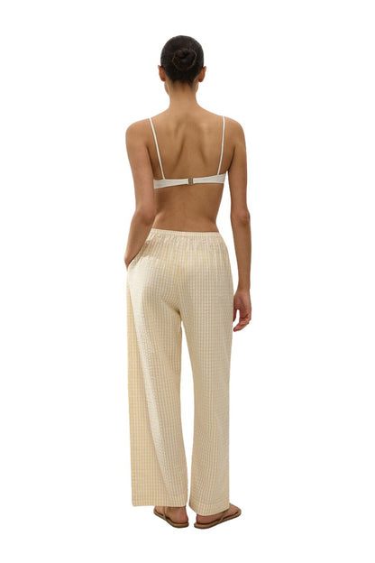 Paloma Pant in Butter Textured Gingham