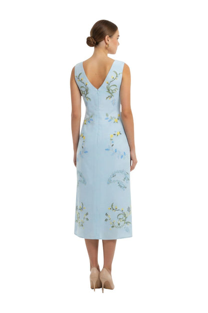 Simal in Blue Dalias