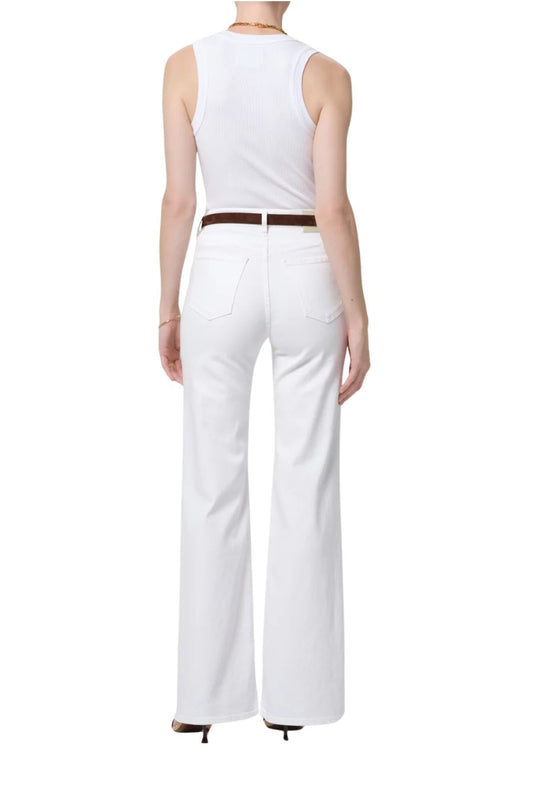 Kimberly Patch Pocket Flare in Soft White