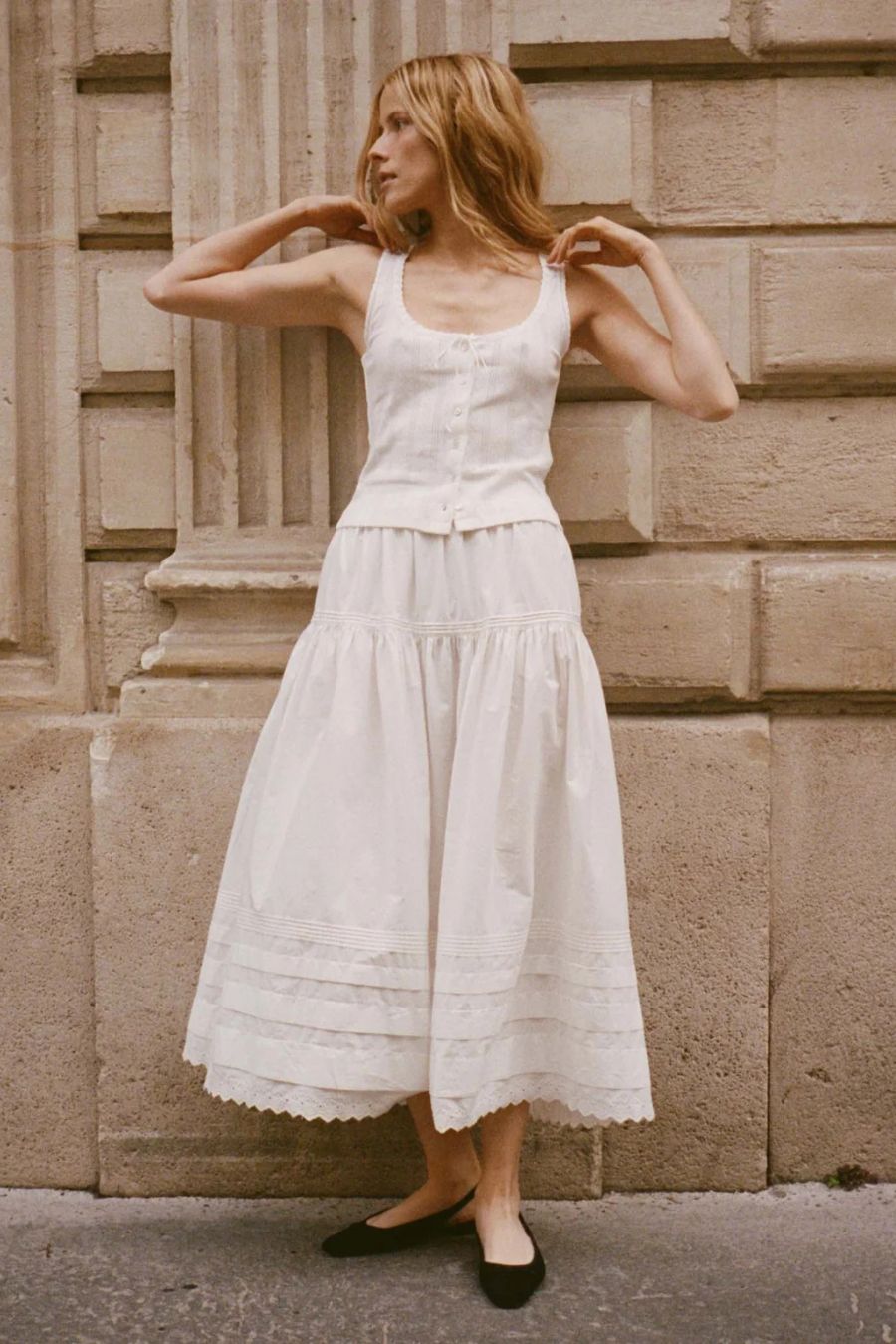 Sebastiane Skirt in Powder