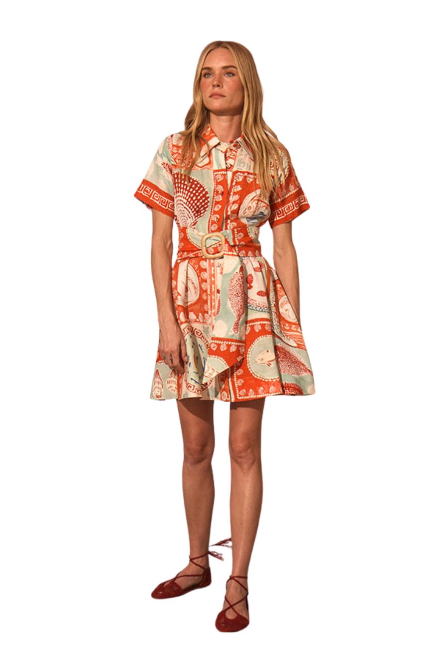 Liza Dress in Lost At Sea