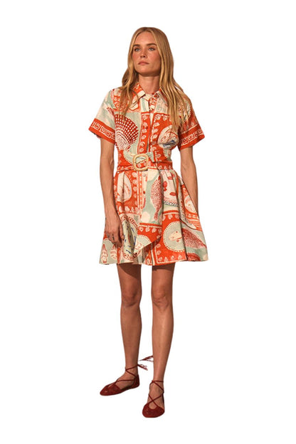Liza Dress in Lost At Sea