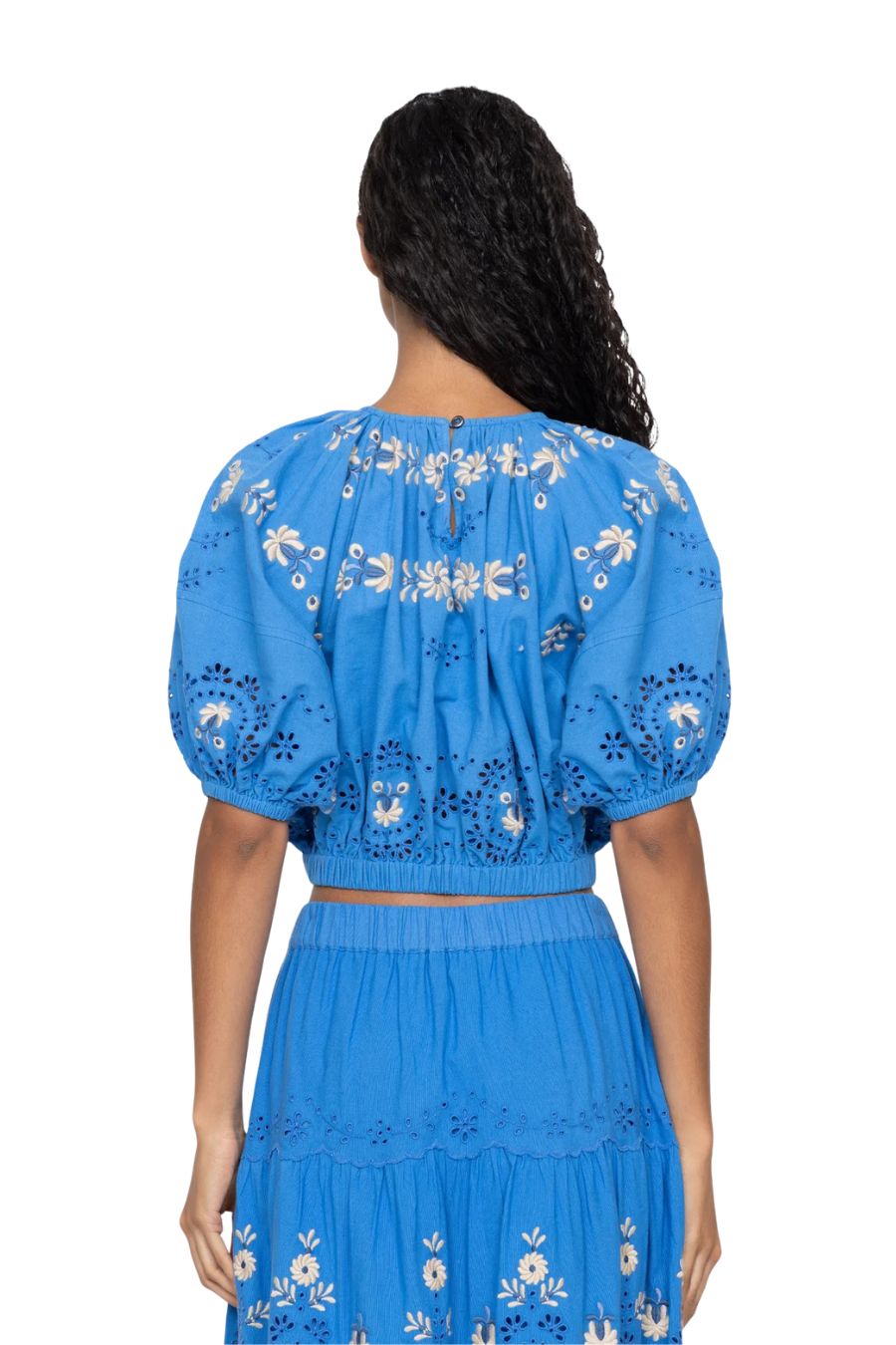 Catharina Bubble Top in Blue