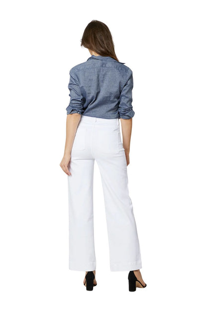 Coco Patch Pocket Jean in White