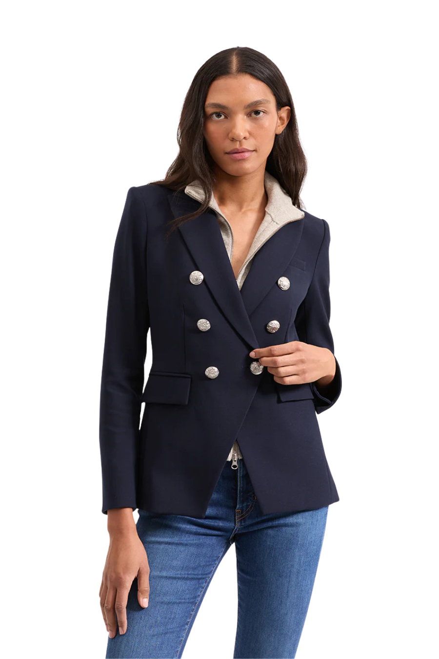 Uptown Cashmere Dickey in Grey