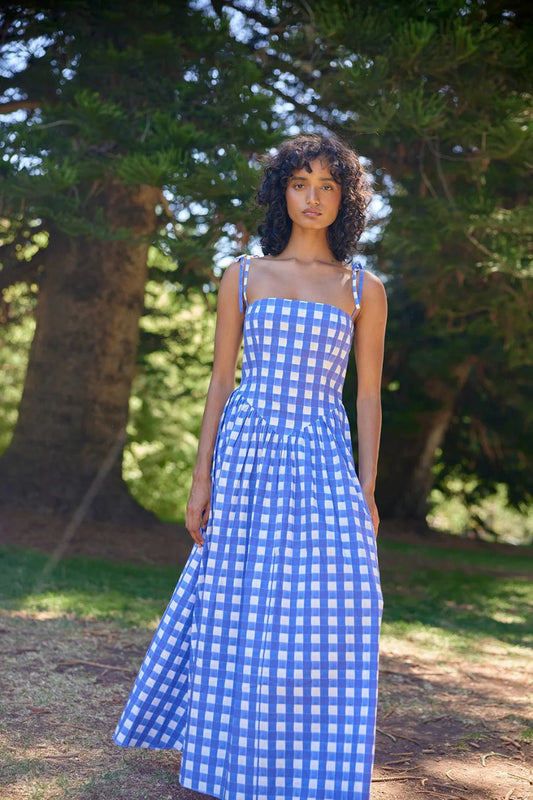 Polly Dress in Royal Antique