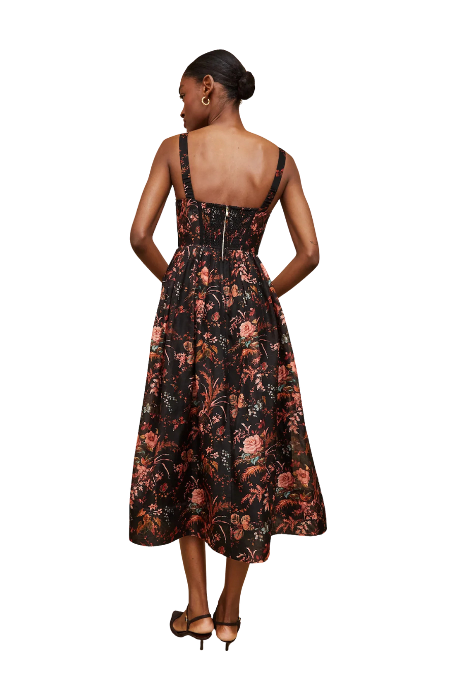 Pheobe Midi in Pindell Black