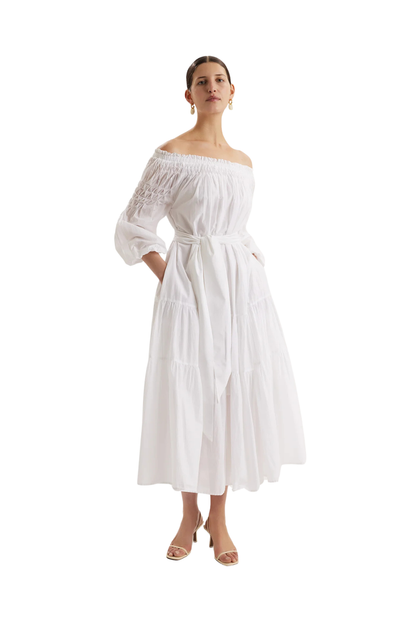 Zaria White Dress