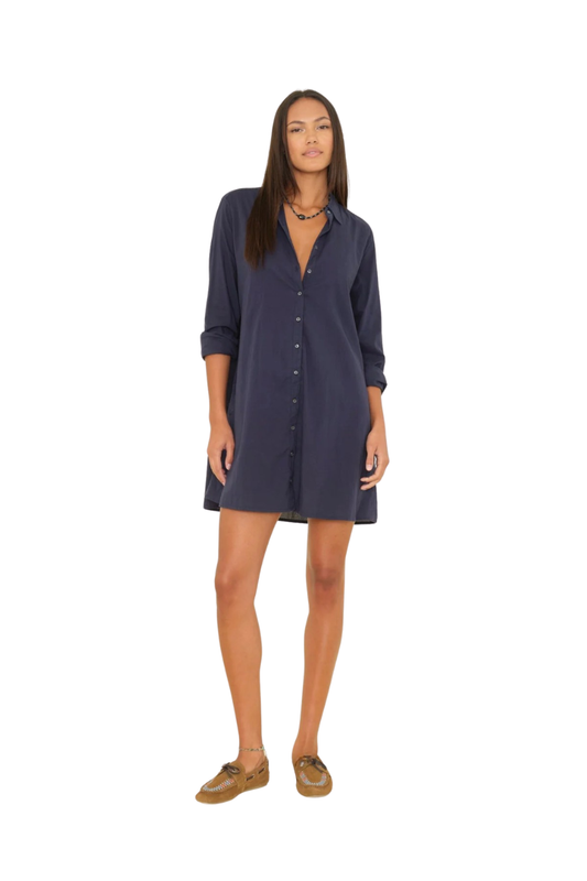 Navy Bobby Dress