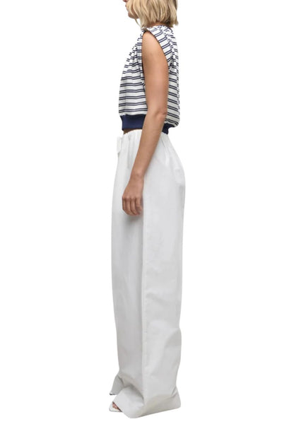 Joie Cotton Jersey Top in Midnight Stripe