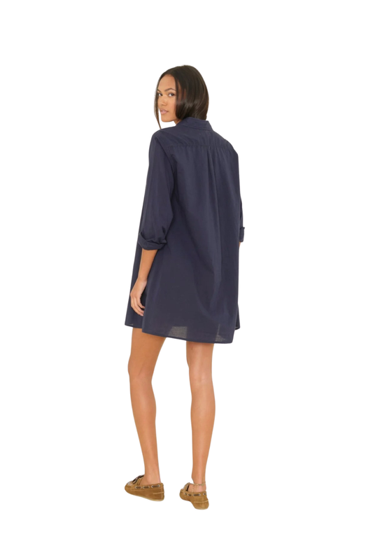 Navy Bobby Dress