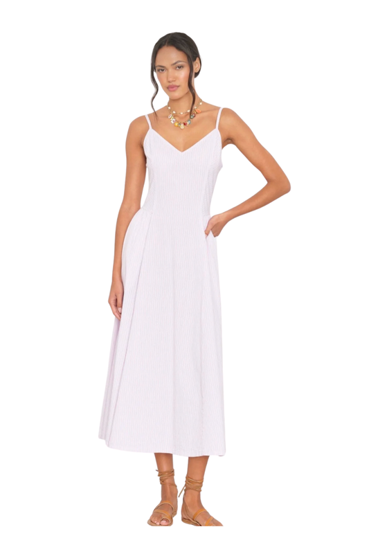 Bardot Dress in Grey Gem