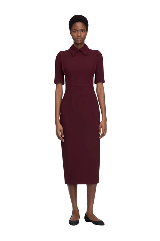 Valletta Dress in Plum