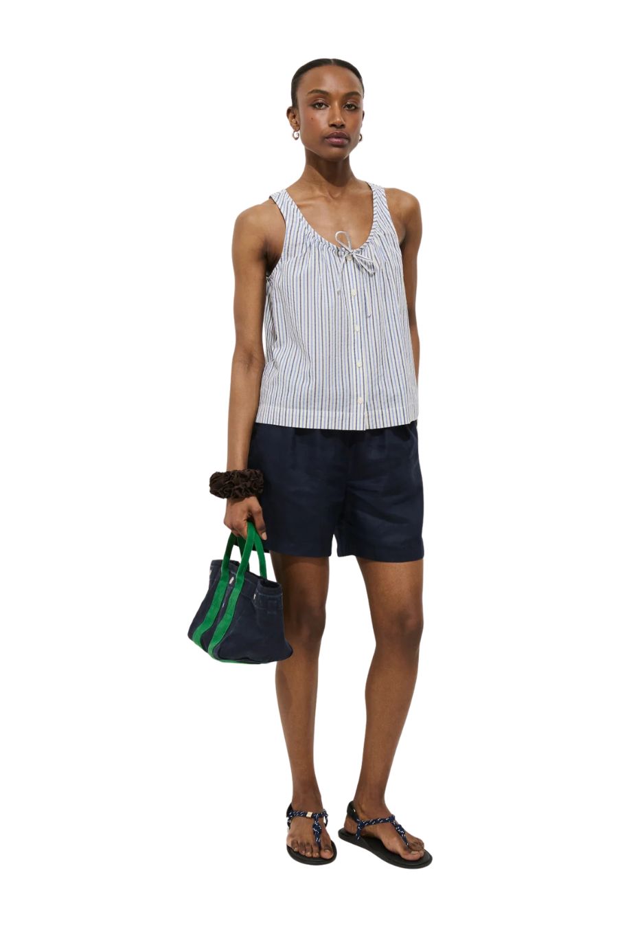 Sidney Stripe Top in Palermo Stripe