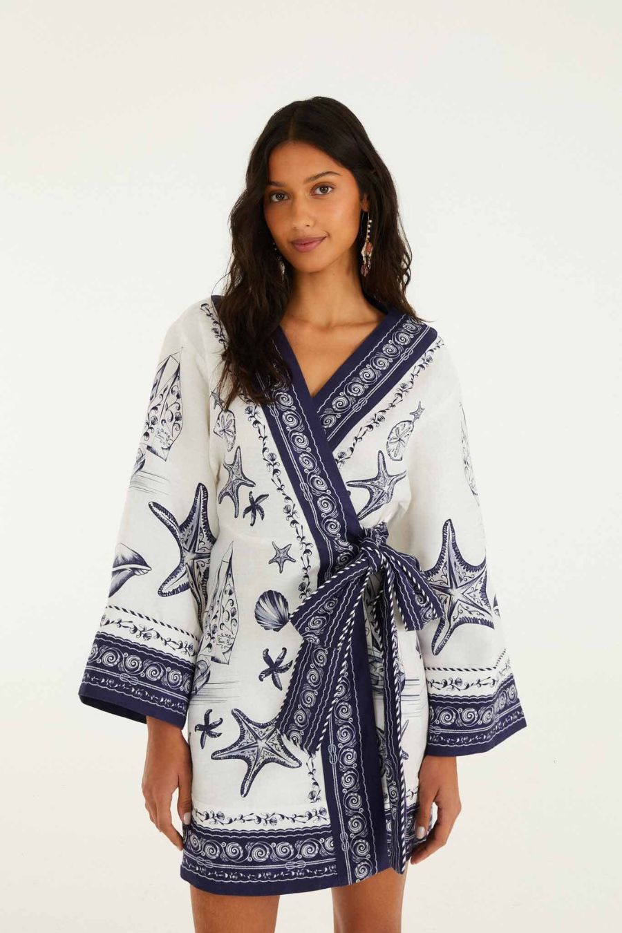 sherri hill royal blue dress Cutie On The Coast Chambray Dress S / denim medium wash main image 0