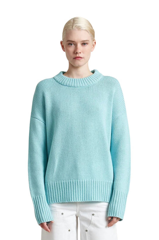 Solid Marin Sweater in Aqua