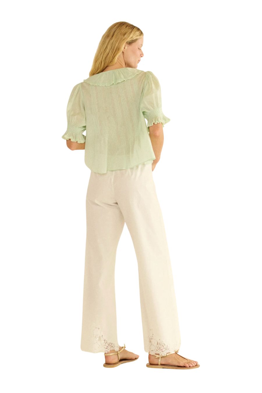 Henri Top in Seafoam