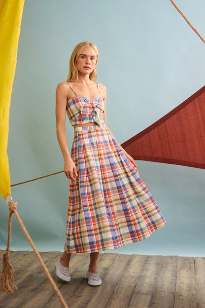 Maison Skirt in Harbor Club Madras