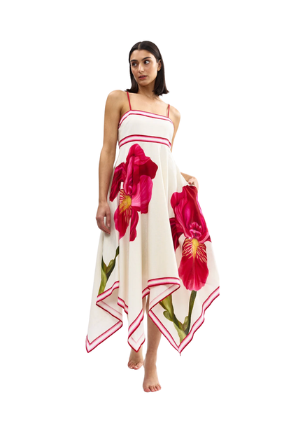 Ingrid Dress in Antique Iris