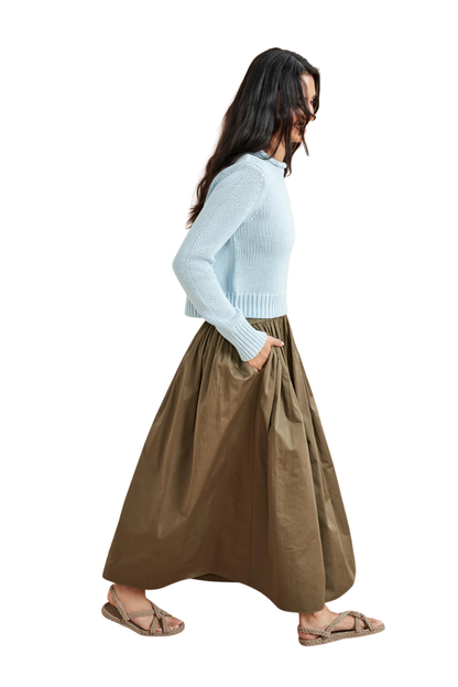 Solid Mini Marina Sweater in Light Blue