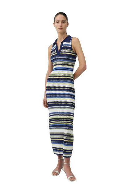 Kerrin Knit Midi Dress in Midnight Multi