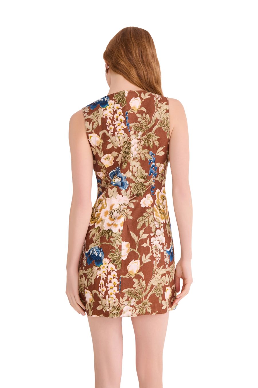 Rhapsody Dress in Flora Meadow Brown