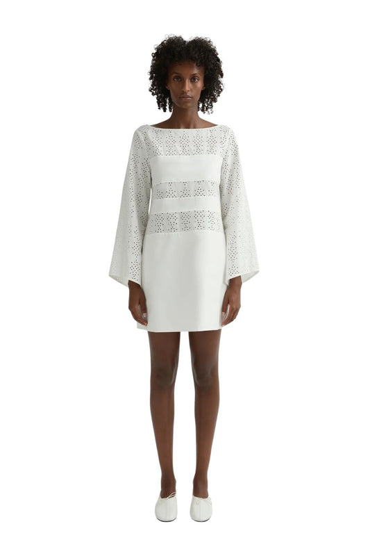Harriet Dress in Vintage White