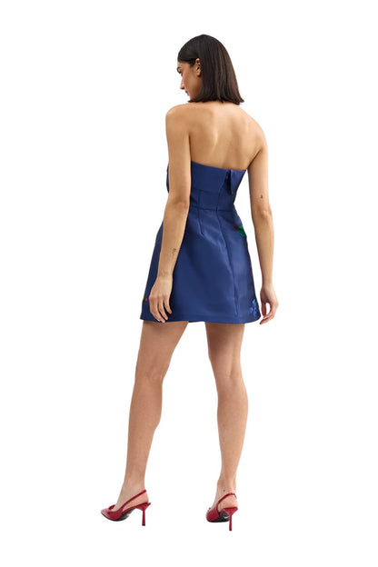 Sutton Dress in Royal Papaya