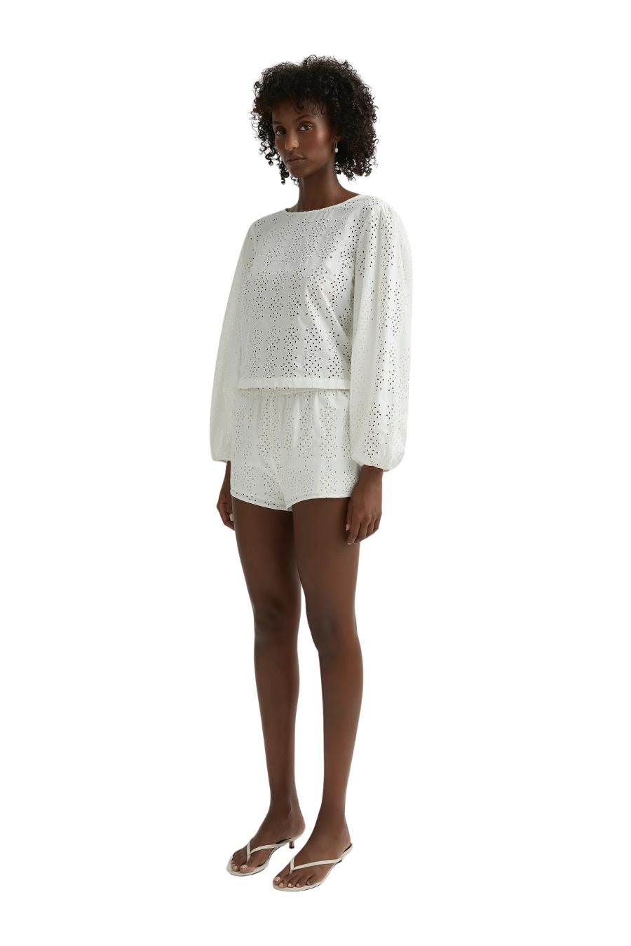 Harriet Short in Vintage White