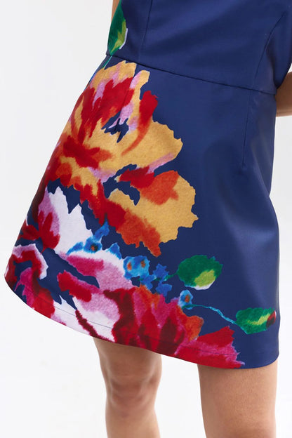 Sutton Dress in Royal Papaya