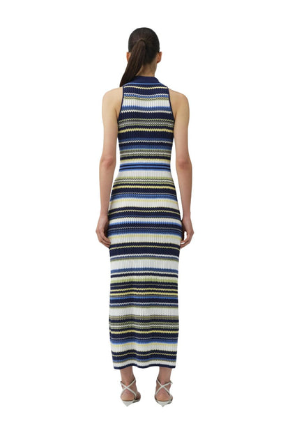 Kerrin Knit Midi Dress in Midnight Multi