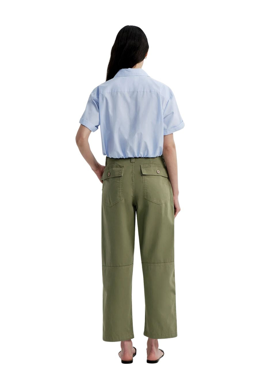 Lily Top in French Blue/White