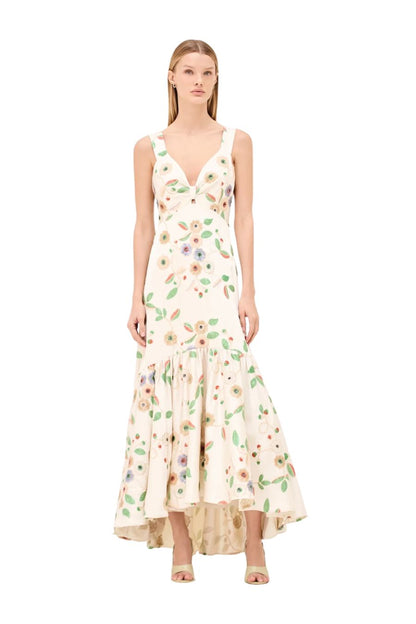 Azur Dress in Floral Sequins