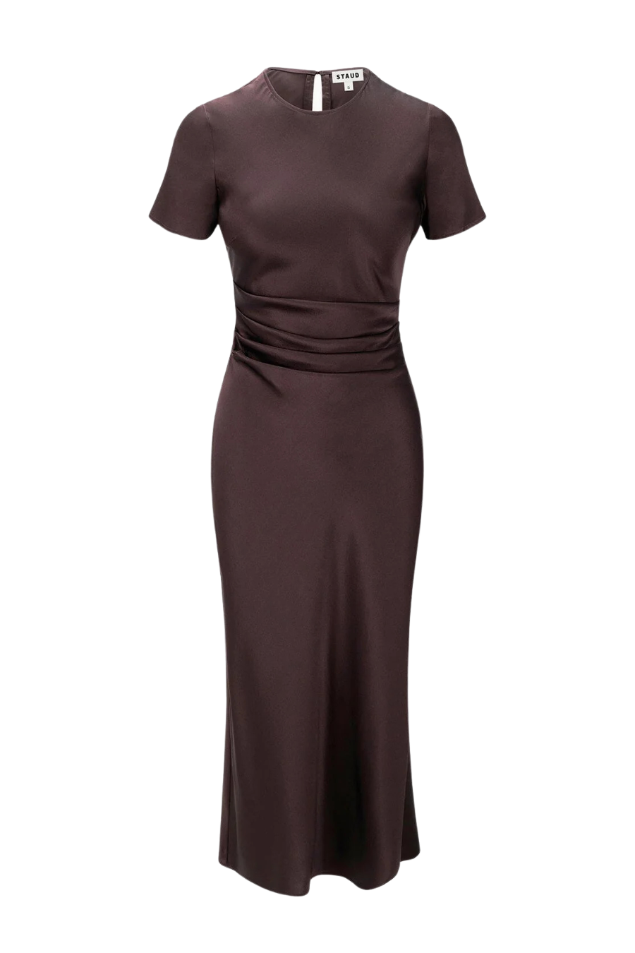 Marcel Silk Dress in Earth