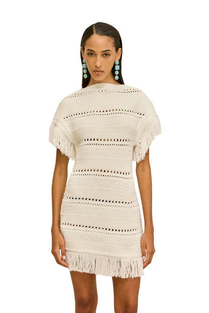 Maren Dress in Off-White
