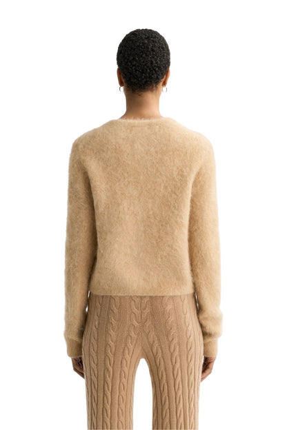 Alpaca Cardigan in Camel