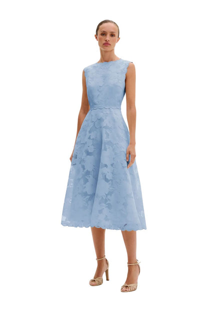 Elin Midi Dress in Sky