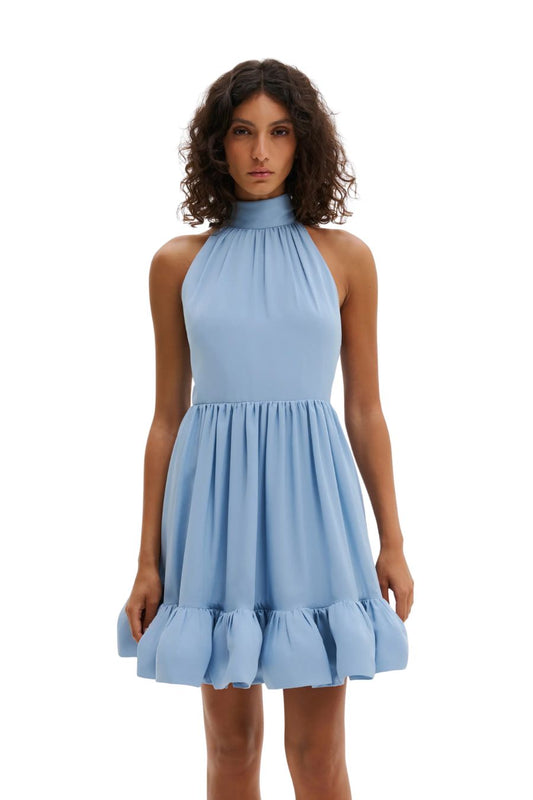 Fern Mini Dress in Sky