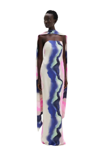 Zelda Maxi Dress in Watercolor