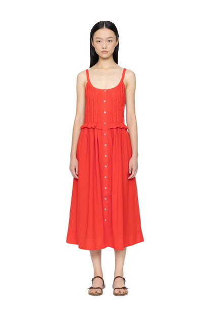 Alberte Tank Dress in Red