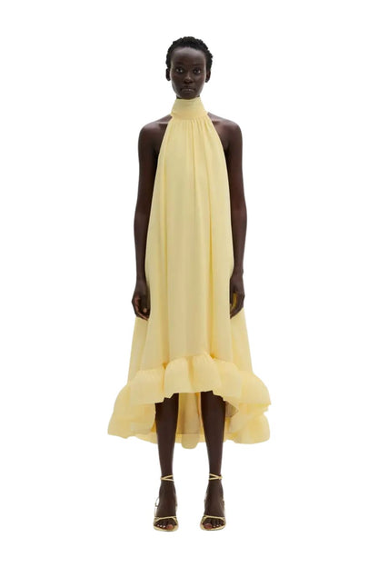 Sabrina Dress in Light Lemon