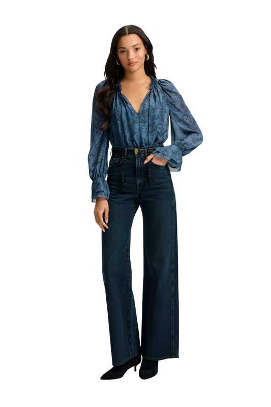 Taylor Wide-Leg Jean in Dark Midnight